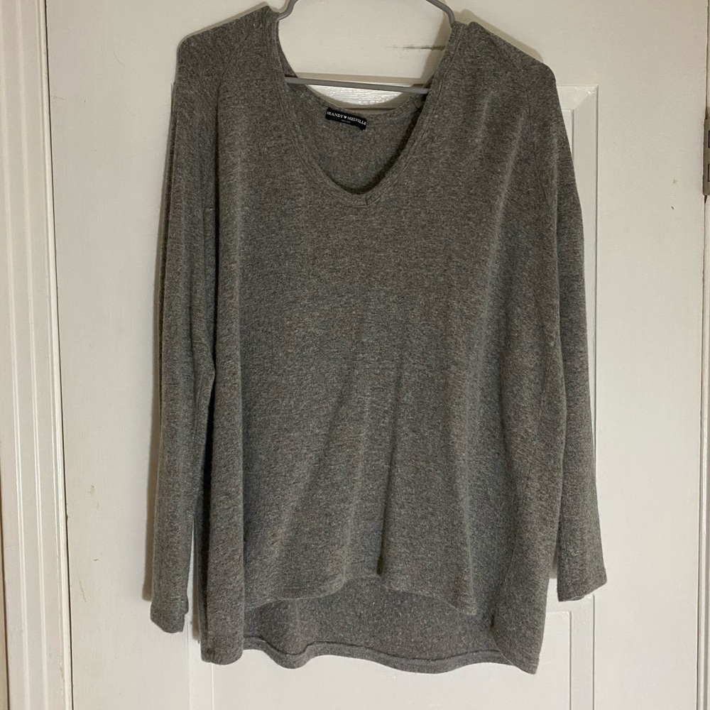 Light grey over-sized sweater